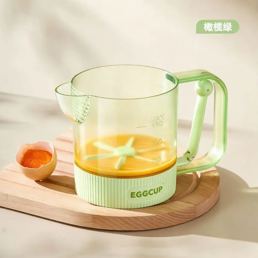 Multi Functional Baking Mixer Semi Automatic Hand Whisk Kitchen Stirrer Measuring Cup Filter Cream Whipping Tool