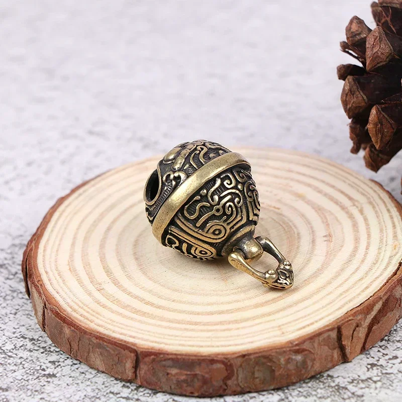 Brass Drop Bell Chinese Good Luck Tinkle Charm for Bracelet and Anklet Home Decoration Practical Tool