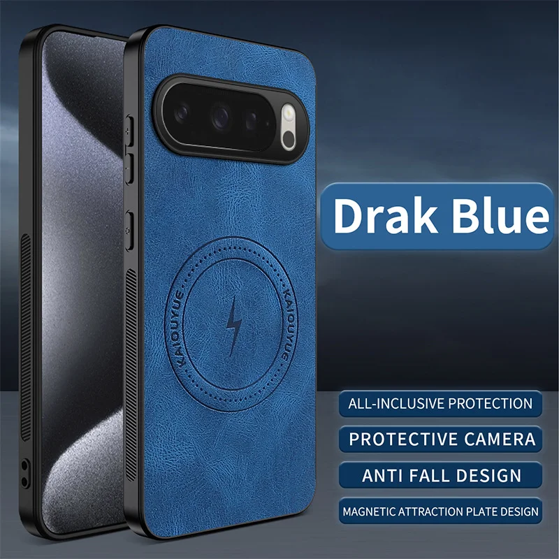 Google Pixel 9 Pro - หรูหราคลาสสิกหนังแม่เหล็กเคสโทรศัพท์สำหรับกูเกิลพิกเซล 11 10 9 โปร XL