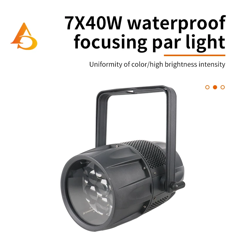 

IP65 Waterproof 7X40W RGBW 4in1 ZOOM Stage Lights DMX512 LED Par Light DJ LED Par Can LED Wall Washer Effect Lighting