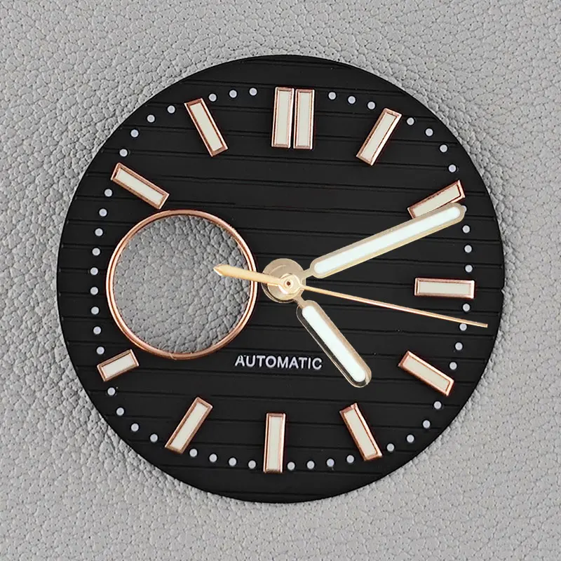 قرص NH38 30.5 ملم مجوف نوتيلوس ملحقات تعديل ساعة أشعة الشمس المضيئة لحركة NH38 #3