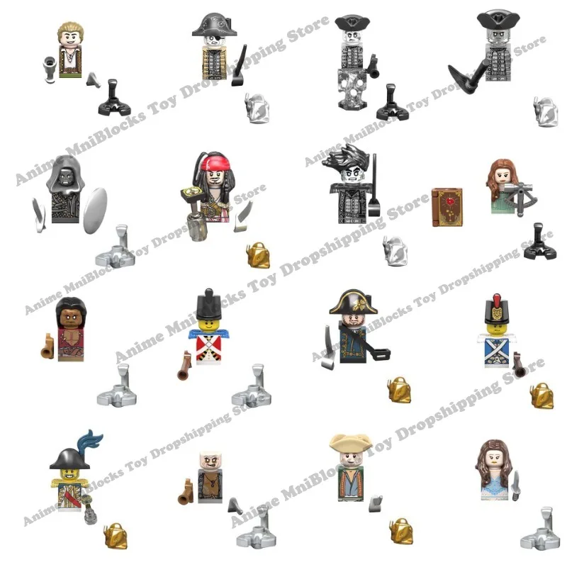 Pirates The Caribbean services.com Jack Rotterdam row Barbol\'attitude Bricks Toy, Figura Assembly Toys, peuvBirthday Gifts Model, Movies