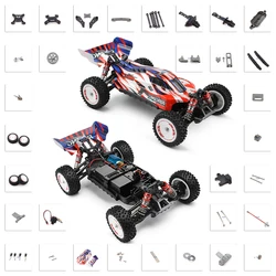 Wltoys rc auto original ersatzteile set bürstenloser motor empfänger differential schale stoßdämpfer reifen hunde knochen