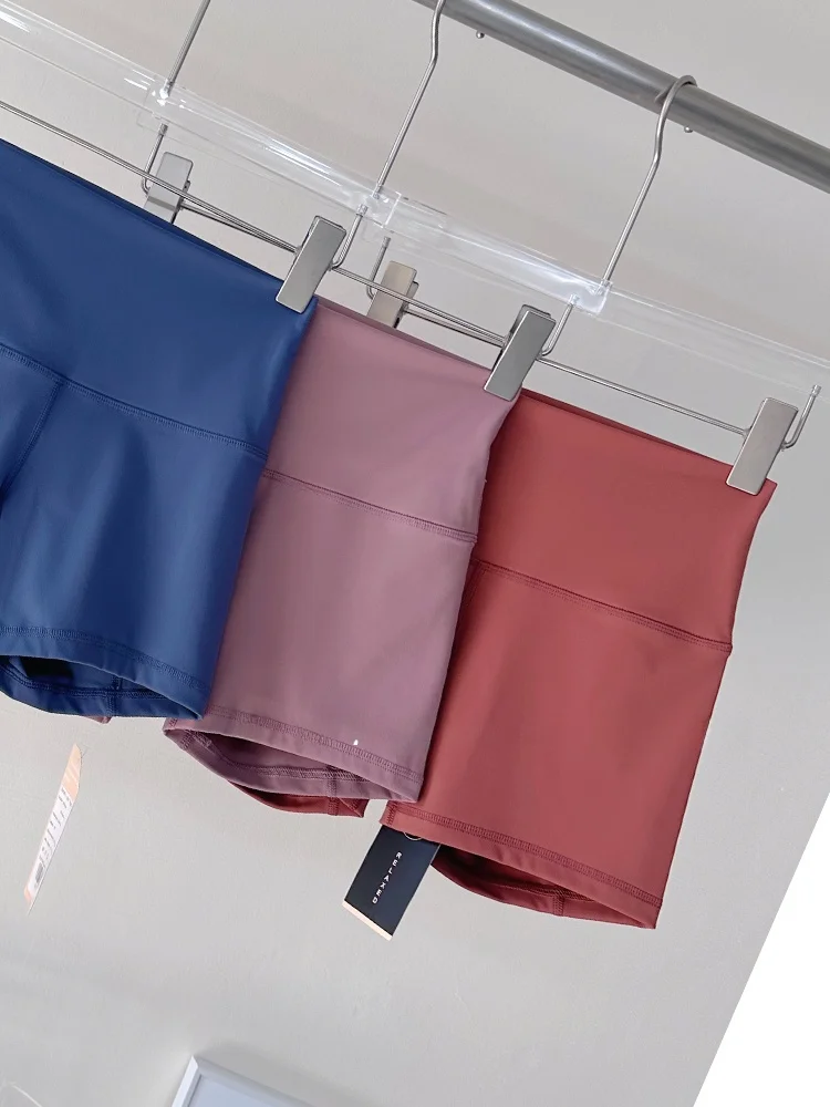 Calça feminina alta elástica qui seca, corrida, yoga, apertada, fitn, treinamento, levantamento de bunda, fina, verão