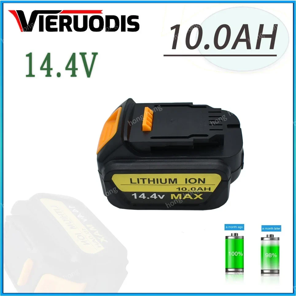 for Dewalt 14.4V 10.0AH/8.0AH power tools battery DCB140 DCB141 DCB142 DCD735L2 DCF835C2 DCF835L2 DCL030 lithium-ion battery