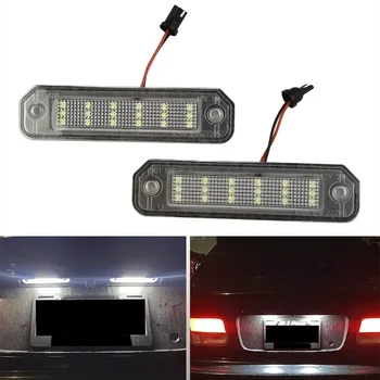 2 adet Araba Beyaz Led Plaka Işığı Honda Civic Ej Ek Em EK9 EK4 Del Sol 92-00 Süper Parlak Otomobil Parçaları