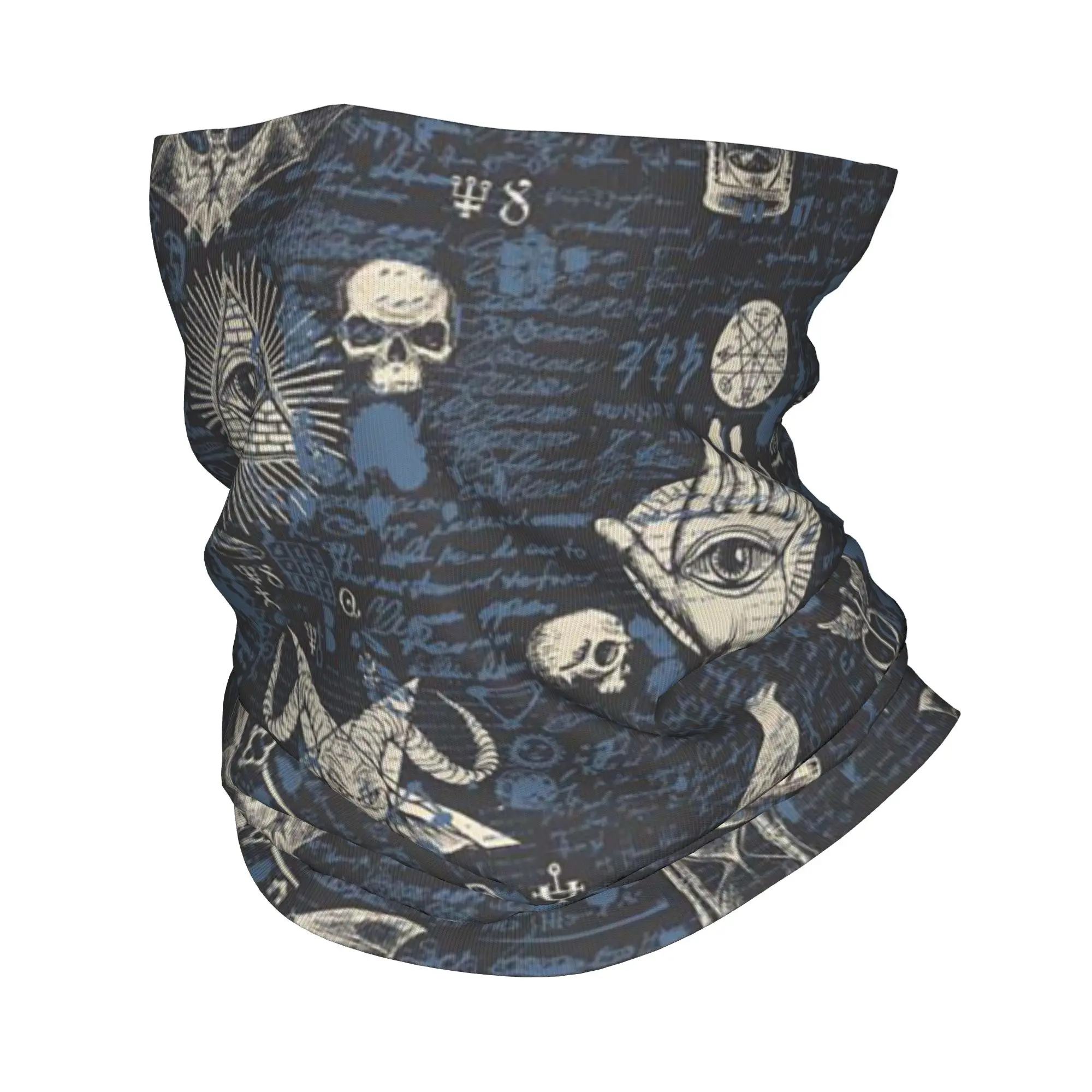 

Gothic Skull Print Bandana Neck Cover Printed Mask Scarf Warm Face Mask Riding Unisex Adult