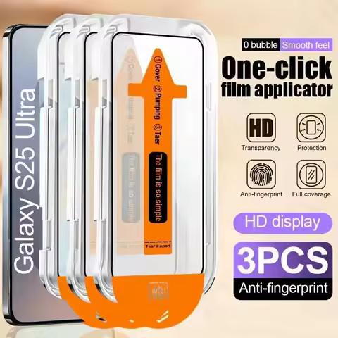 3pcs Ultra HD Tempered Glass For Samsung Galaxy S25 S24 Ultra S23 S22 S21 Plus S20 FE Screen Protector For Galaxy A56 A55 A54 5G