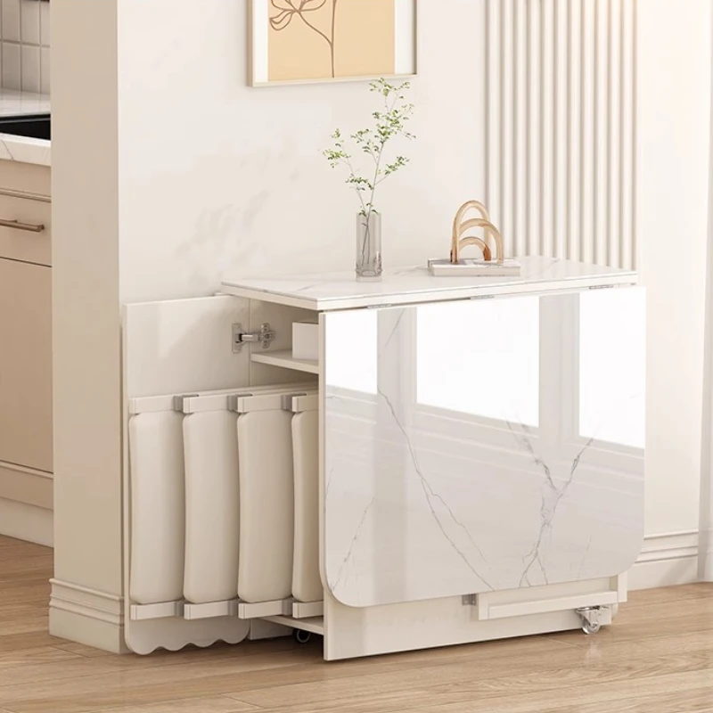 

z Мини-расдвижной обеденный стол, роскошный складной дизайн, экономия места, обеденный стол, игры для учебы, Muebles Para El Hogar, мебель z