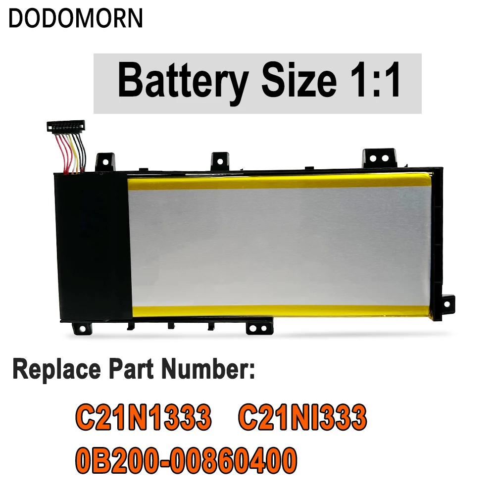 DODOMORN 100% New C21N1333 7.5V Laptop Battery For Asus TP550L TP550LA TP550LD TP550LJ Per Transformer Libro Di Vibrazione TP550