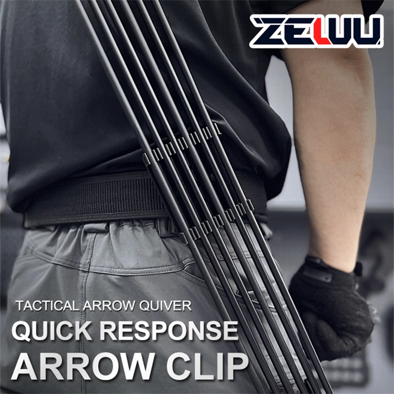 Quick Response Arrow Clip Tactical Arrow Quiver Holder 6 Ports Hunting Outdoor Accessories