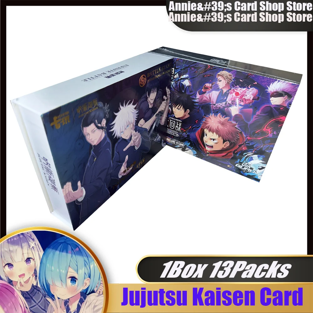 

Новая коллекция карт Jujutsu Kaisen, коробка-бустер, редкая аниме, настольная игра, настольные карты, игра, боевая карта, детские игрушки, подарки