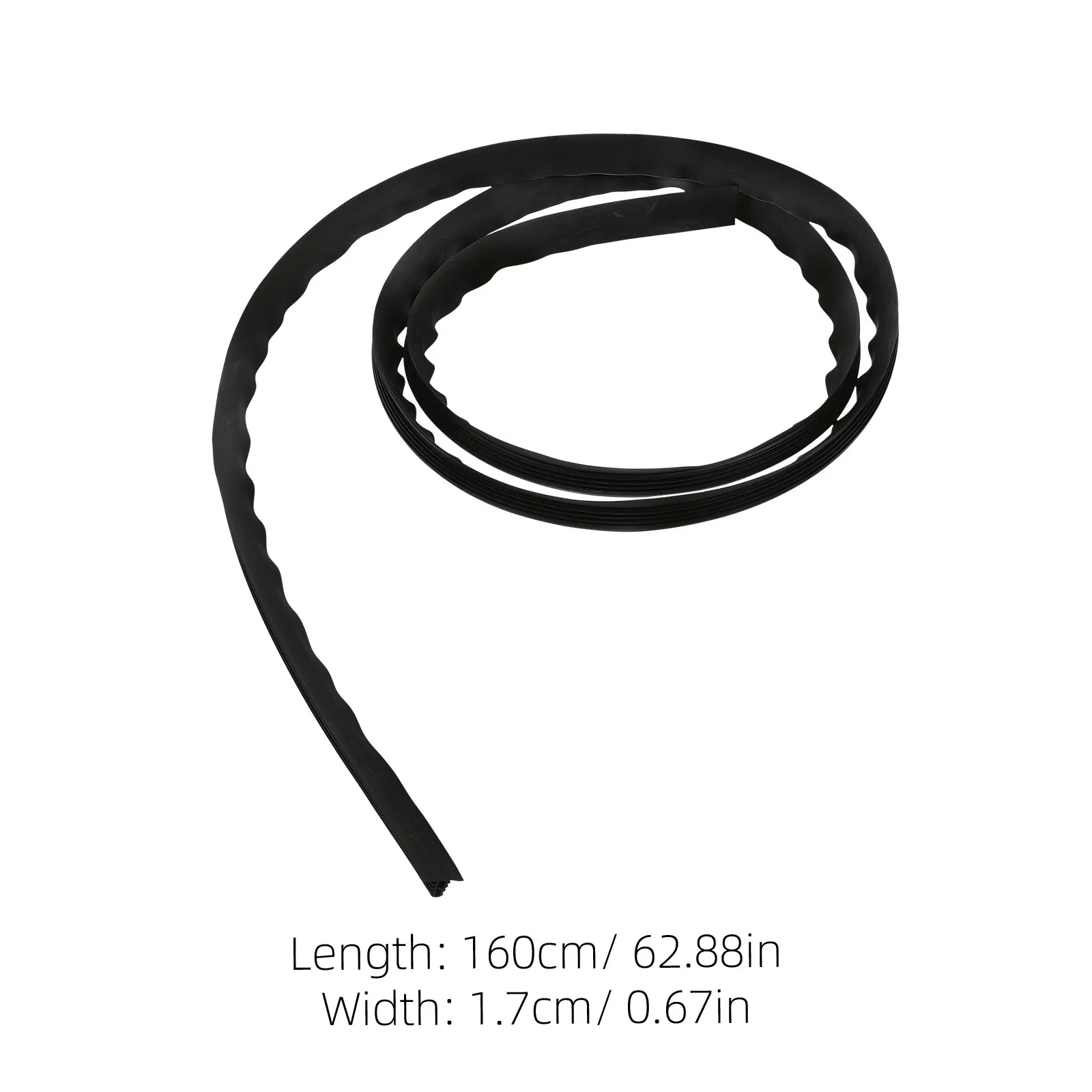 Car Windshield Gap Seal Strip Rubber Noise Reduction Halloween Christmas Car Windshield Rubber Seal Car Door Edge Seal Strip