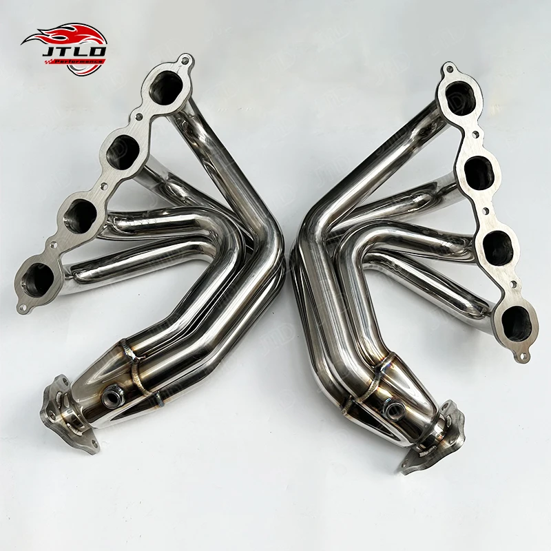 

JTLD Stainless Steel Exhaust Manifold for Performance System Header for Chevrolet Corvette C8 Long Tube Sport Headers (2020+)