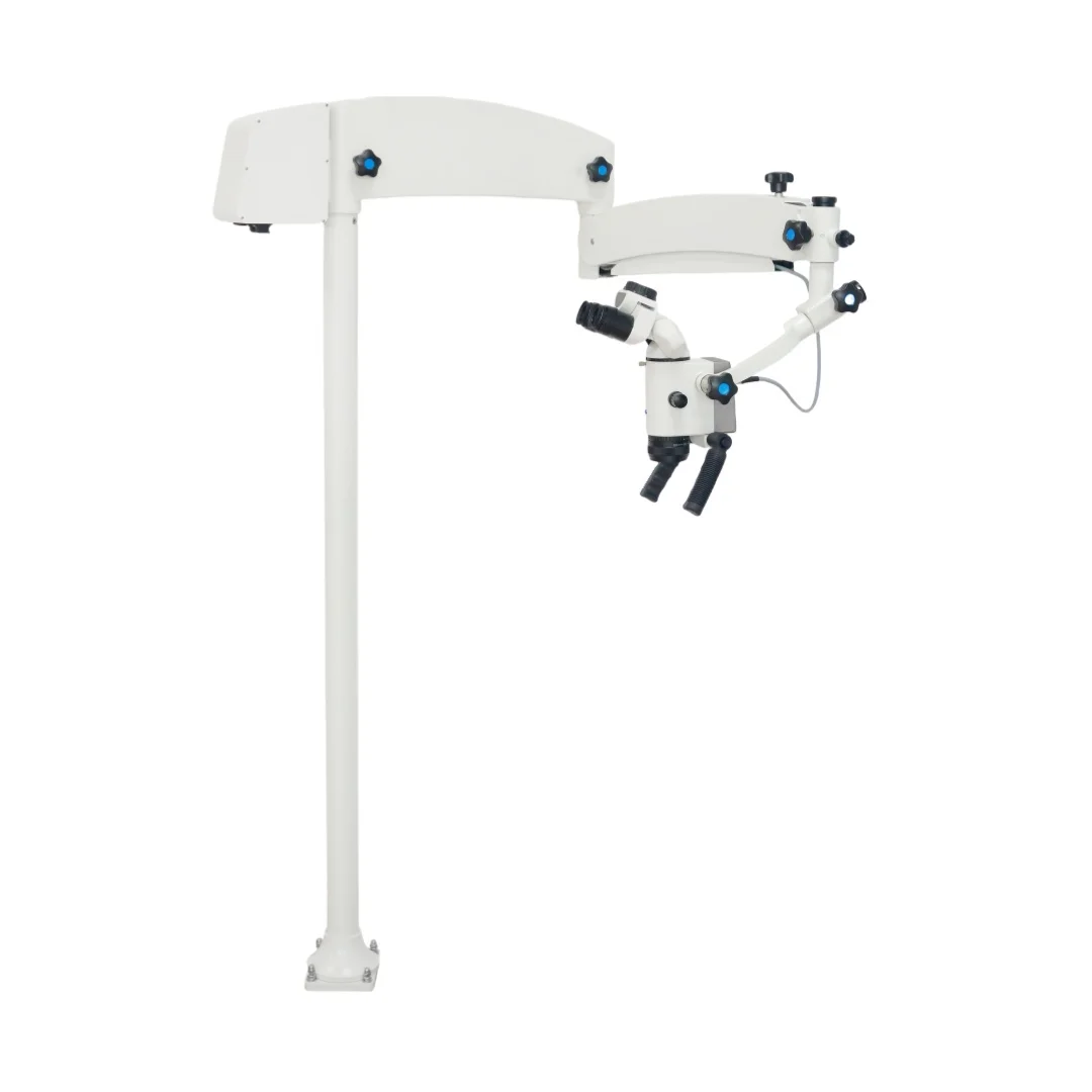 Specialized Manufacturer of Medical Equipment LED Fixed Floor Mounted Surgical Microscope