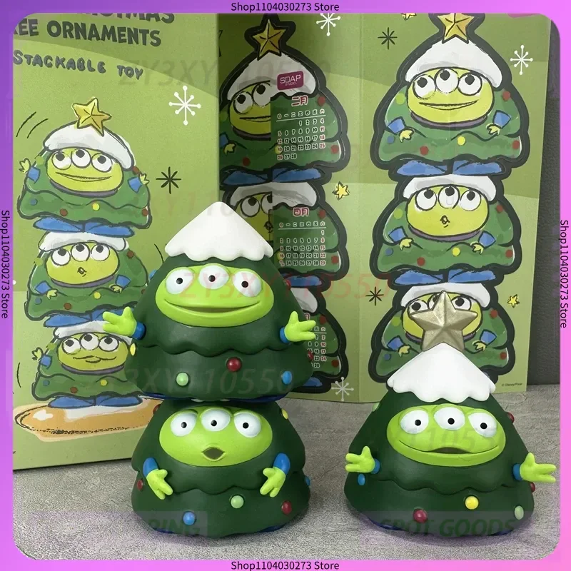 2025 Bestseller 3 teile/satz Spielzeug Geschichte Aliens Weihnachtsbaum Ornamente Nette Dekoration Action Figur Spielzeug Weihnachten geschenk