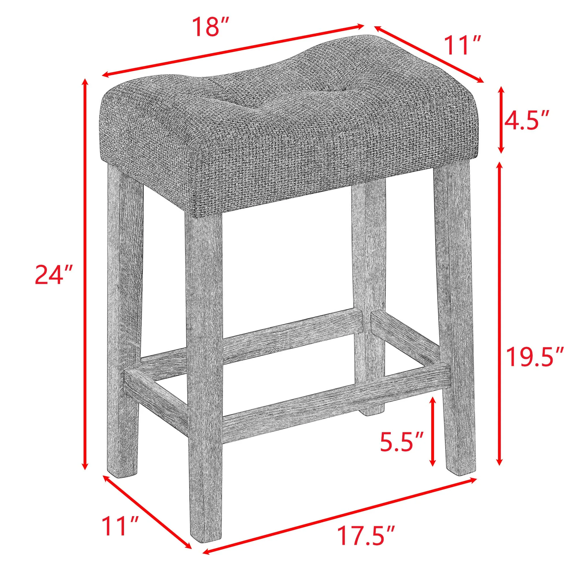 Set tavolo da bar da 4 pezzi con presa di corrente |   Tavolo e sedie per colazione industriale per soggiorno, sala da pranzo e mesa para computer