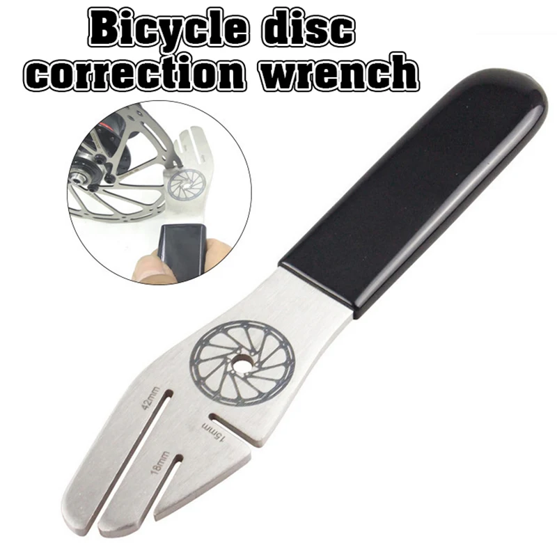 

Bicycle Disc Straightening Wrench Disc Brake Positioning Shaping Tools Stainless Steel MTB Bike Repairing Correction Wrench