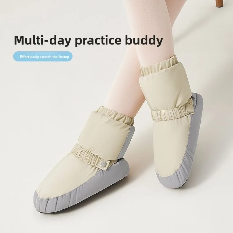 

Women Dance Boots Warm Winter Snow Boots Black Fleece Lined Jazz Slippers Thick Cotton Practice Ballet All Sizes Available Non