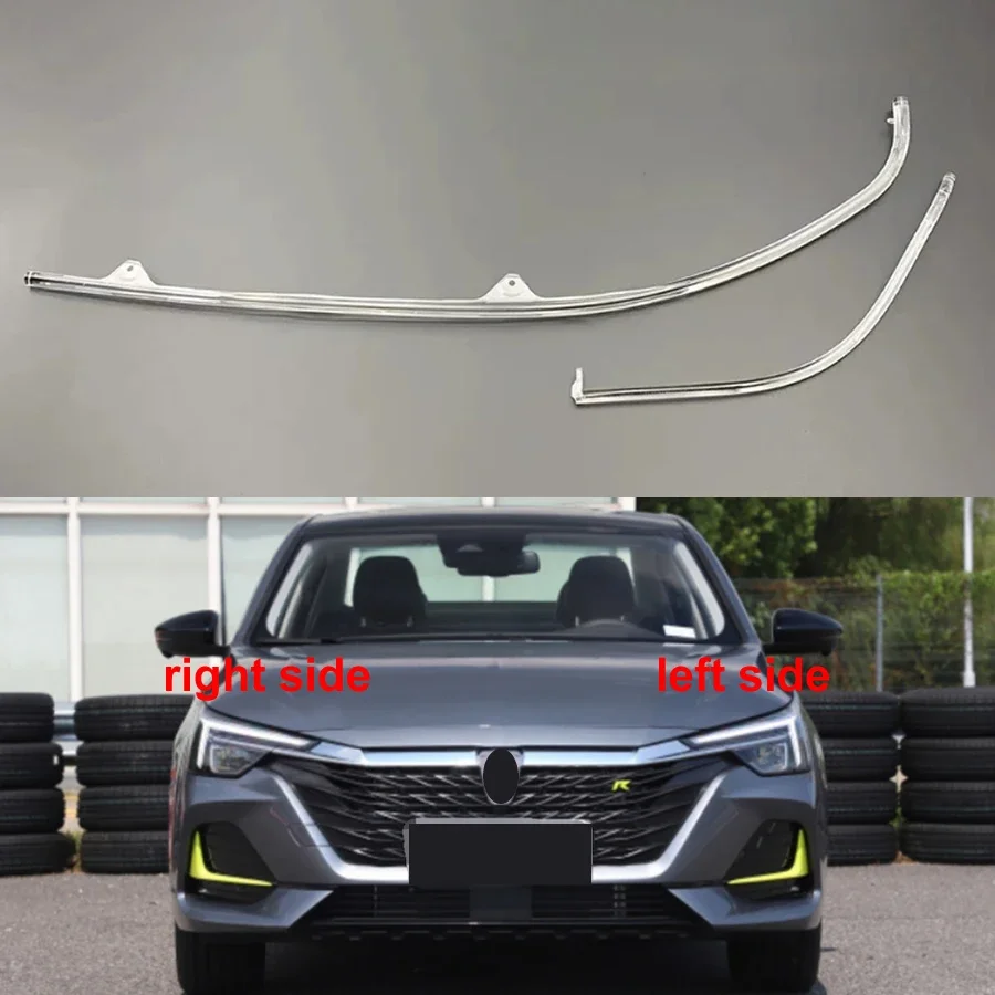 For Roewe I6 MAX 2020 2021 Car Accessories Daytime Running Lights Tube Headlight Light Circle Ring Guide Plate