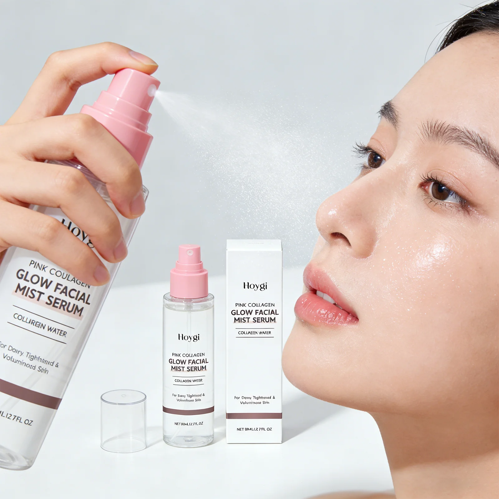Spray Hidratante Facial de 80 ml para el Cuidado de la Piel en Invierno, Remedio para Piel Seca, Hidratación Profunda, Brillo Radiante, Especial para las Fiestas, Bruma para Piel Sensible