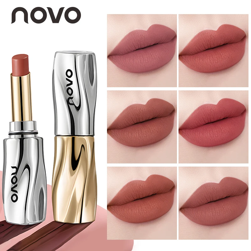 Velvet Soft Mist Matte Lipstick, Long-Lasting, Waterproof, Sweat-Proof, Non-Touch Cup, Smudge-Proof Lip