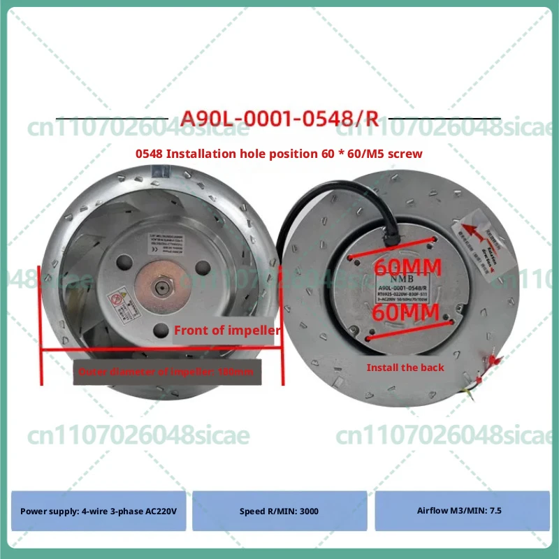 

FOR FANUC Mitsubishi A90L-0001-0538R 0548R 0515R 0536R 0537R Spindle Motor Fan CNC Cooling
