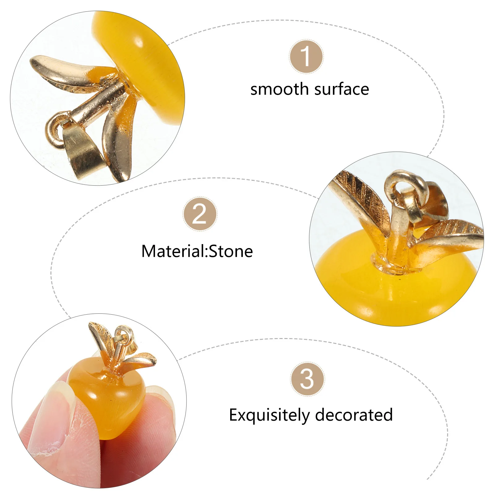 

10Pcs Cat's Eye Stone Pendants No Fade Skin Friendly Charms for DIY Jewelry Making Handicrafts Sweater Chain Decorations