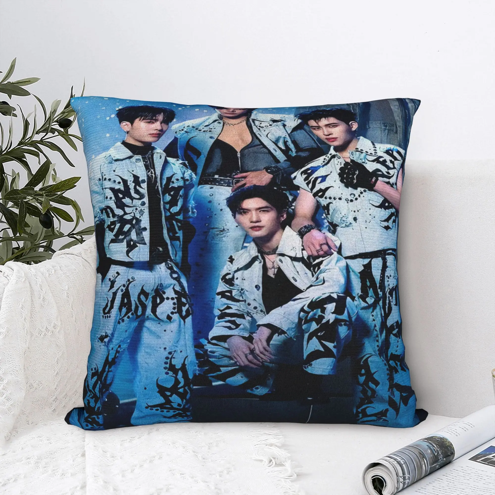 Pillow Cover JASP.ER Group  Retro Trendy Pillow Case For Chair Sofa Home Decor Pillowcases