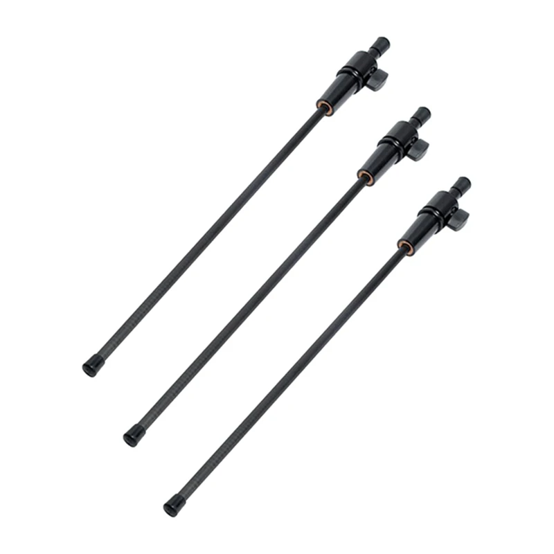 Hot AD-3-Pkg Strong Black Carbon Fiber Cello Endpin 3/4 & 4/4 Cello Parts