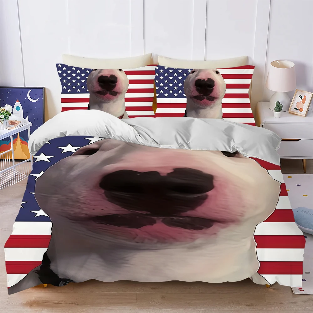 

Walter Dog Funny Duvet Cover Set Soft Wash Bed 3 Piece Summer Comfortable Student Dormitory Home Baby Bedding Best seller