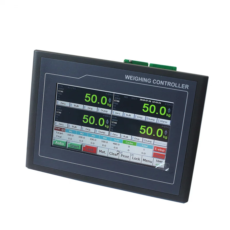 Ration Batch Controller Unit Fall Value Auto Correction 4 Scale / 4 Material, BST106-M10(FB)