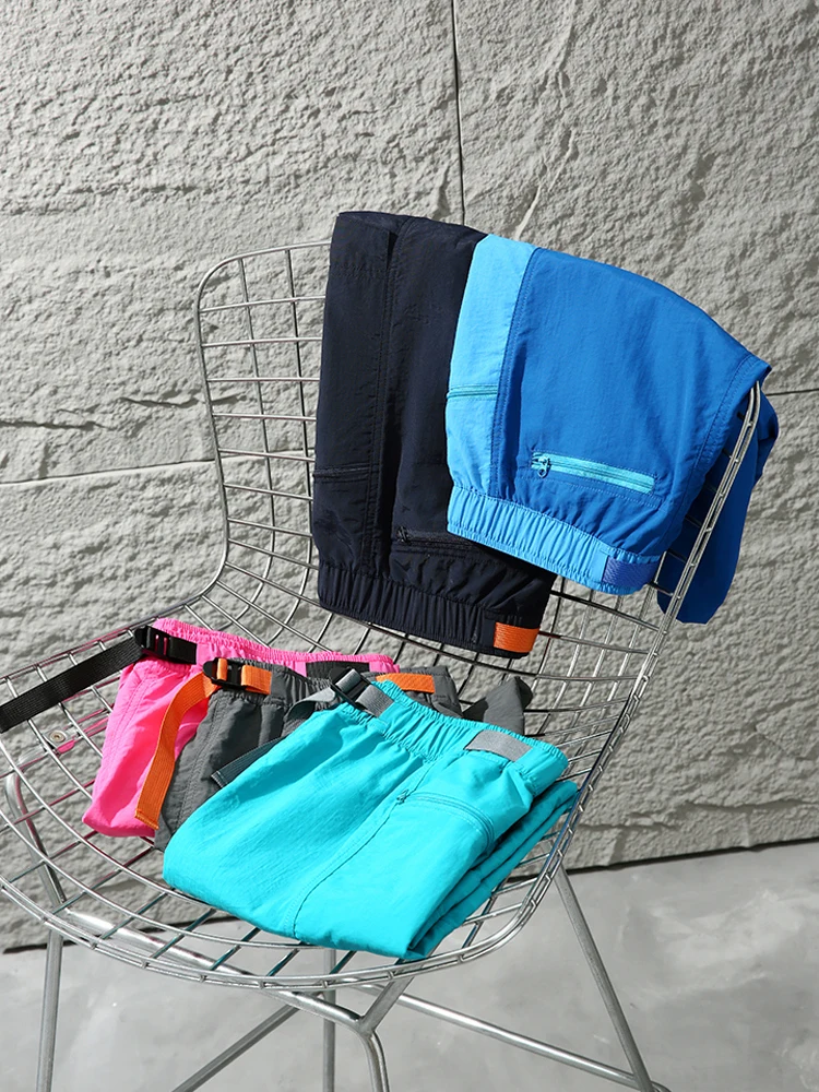 Dopne Color Mountain System Functional Bule Adjustable Summer Men's Loose Breathable Tear Resistant orts Faionable U...