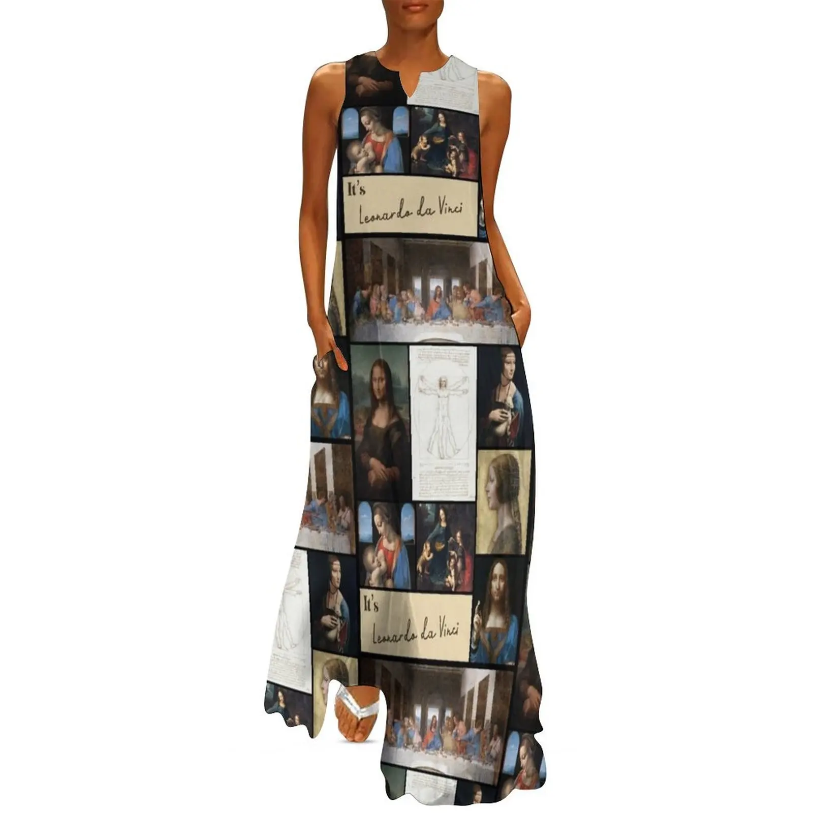 It’s Leonardo da Vinci Collection - Art Long Dress dresses ladies 2025 summer fairy dress Dress