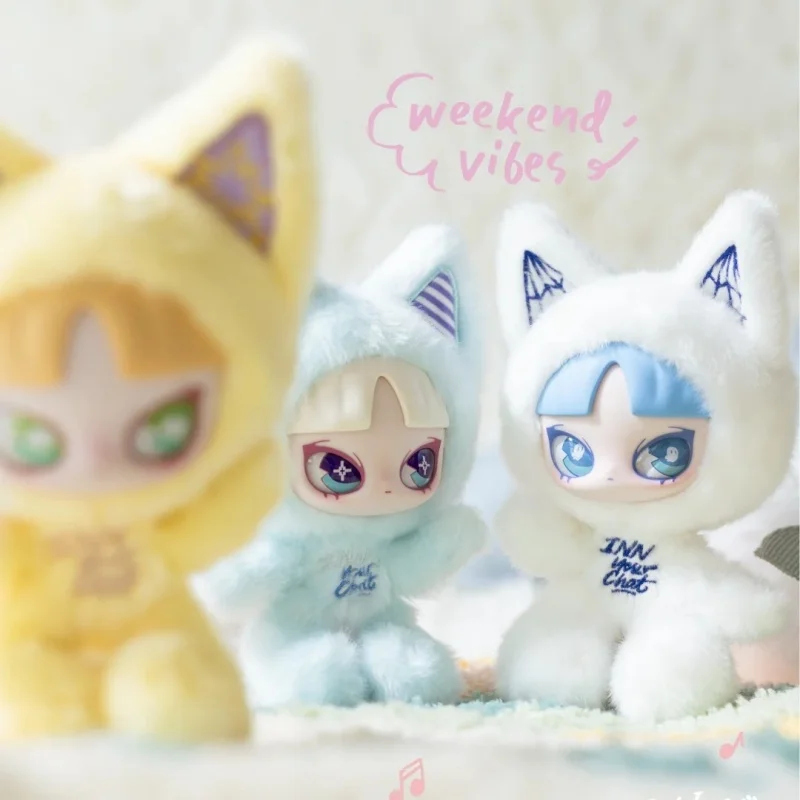 حقيقية Inns القط نزل الدردشة الخاصة بك سلسلة صندوق أعمى 15 سنتيمتر Inn عمل الشكل دمية مفاجأة حقيبة المفاتيح لطيف قلادة ديكور فتاة الهدايا