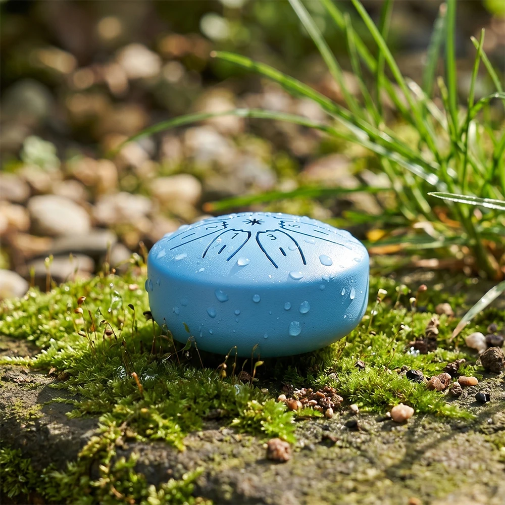 3 Zoll 6-Noten Bunte Regentrommel für Outdoor-Instrumente Mini Handpan Trommel Stahlzungentrommel für Yoga Meditation Geschenk – Detail 6