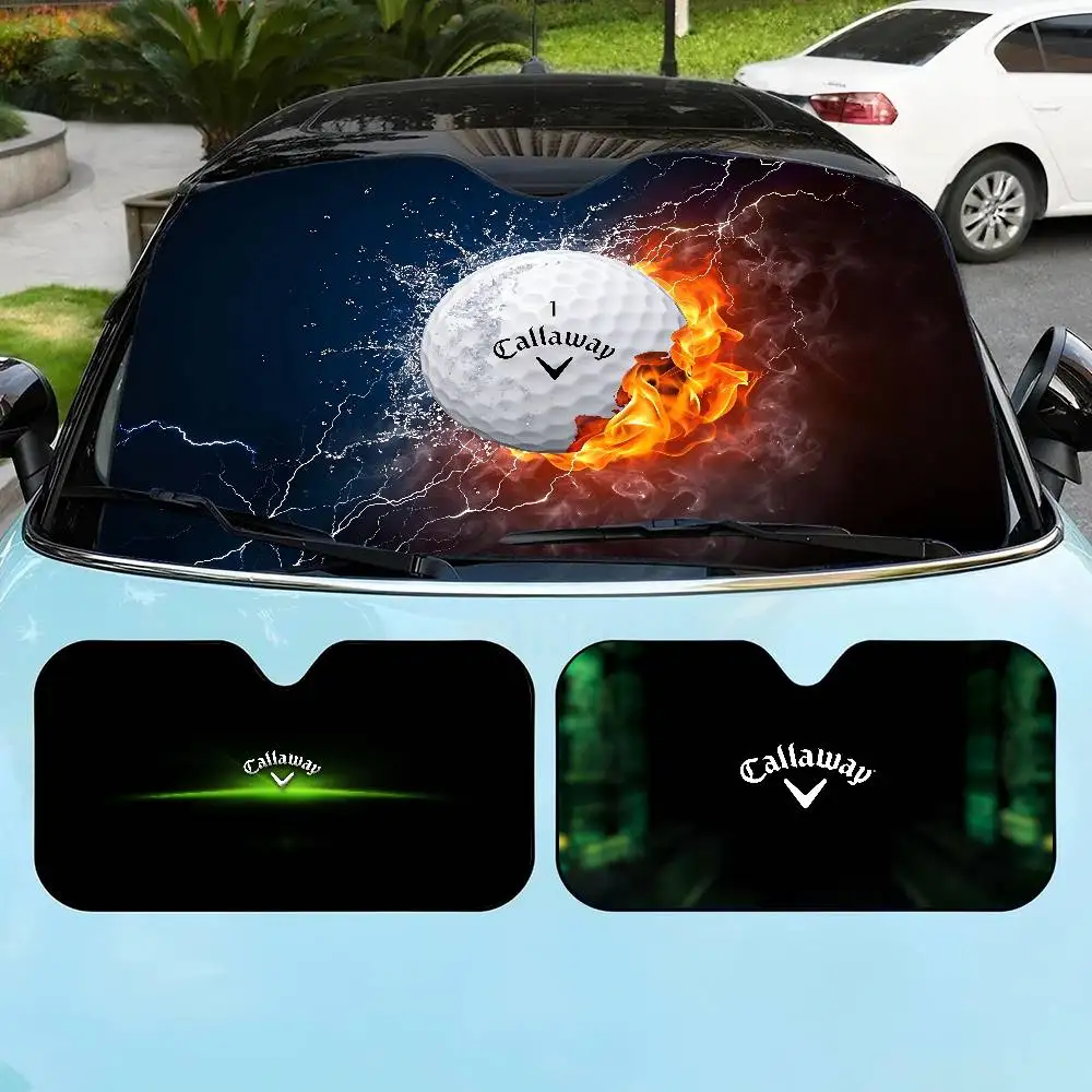 G-Golf-C-Callaway Windshield Sun Shade for Car SUV Truck Front Window Sun Shade Accessory Visor Protector Shield Cover