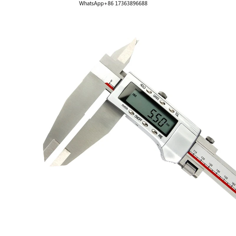 0-500mm Stainless Steel Digital Vernier Caliper Double Blade Electronic Measuring Ruler Thickness Gauge Range Finder Instrument