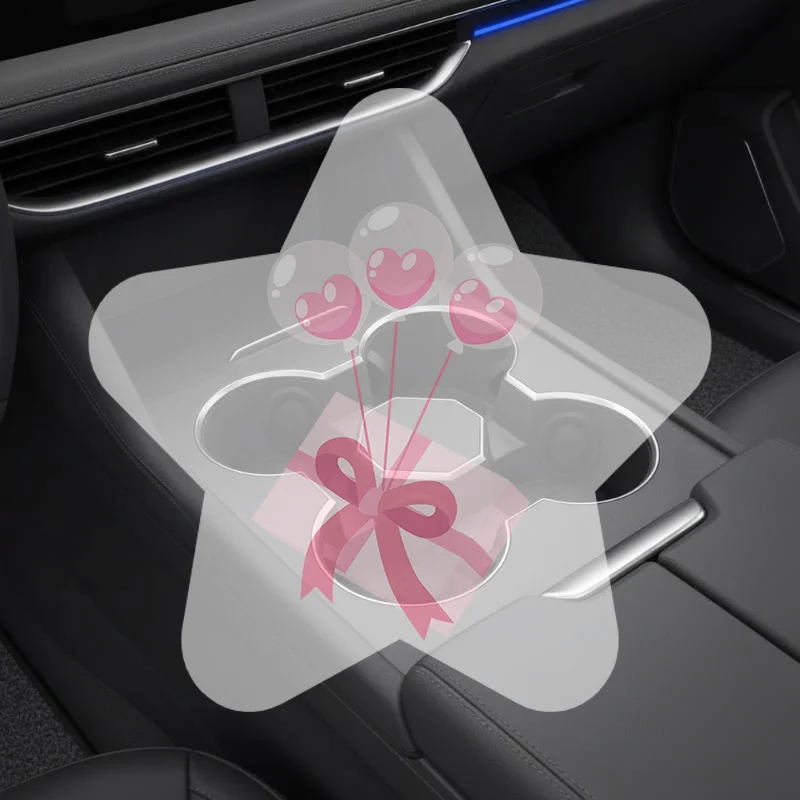3/6PCS Car Water Cup Groove Silicone Pad Auto Mounted Shock Absorber Water Cup Limiter Universal Anti-collision Noise Reduction