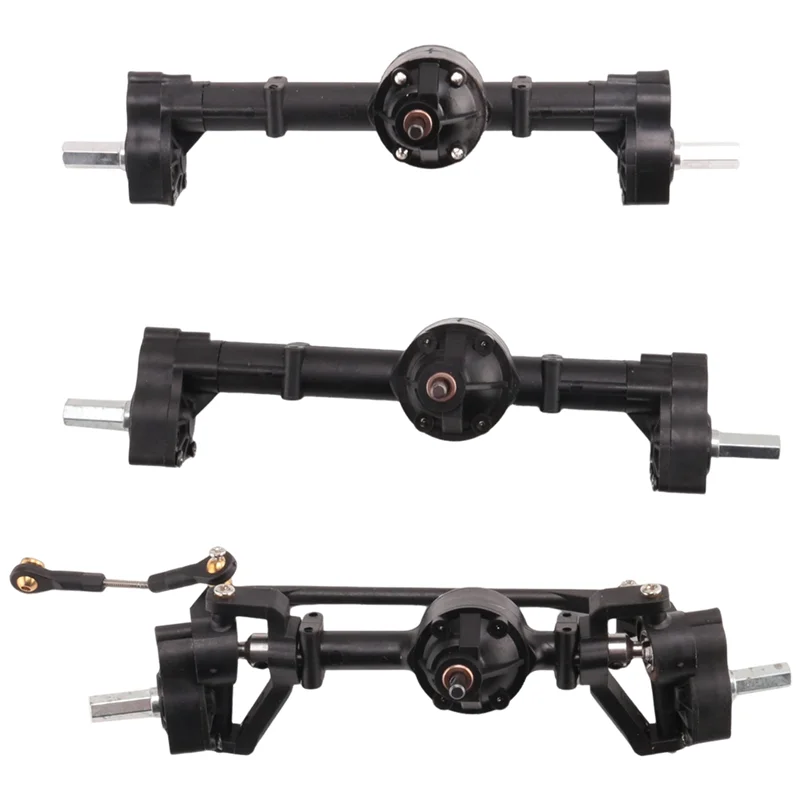 3Pcs Front Middle Rear Portal Axle Set For WPL B16 B36 6X6 6WD 1/16 RC Car Upgrade Accessories