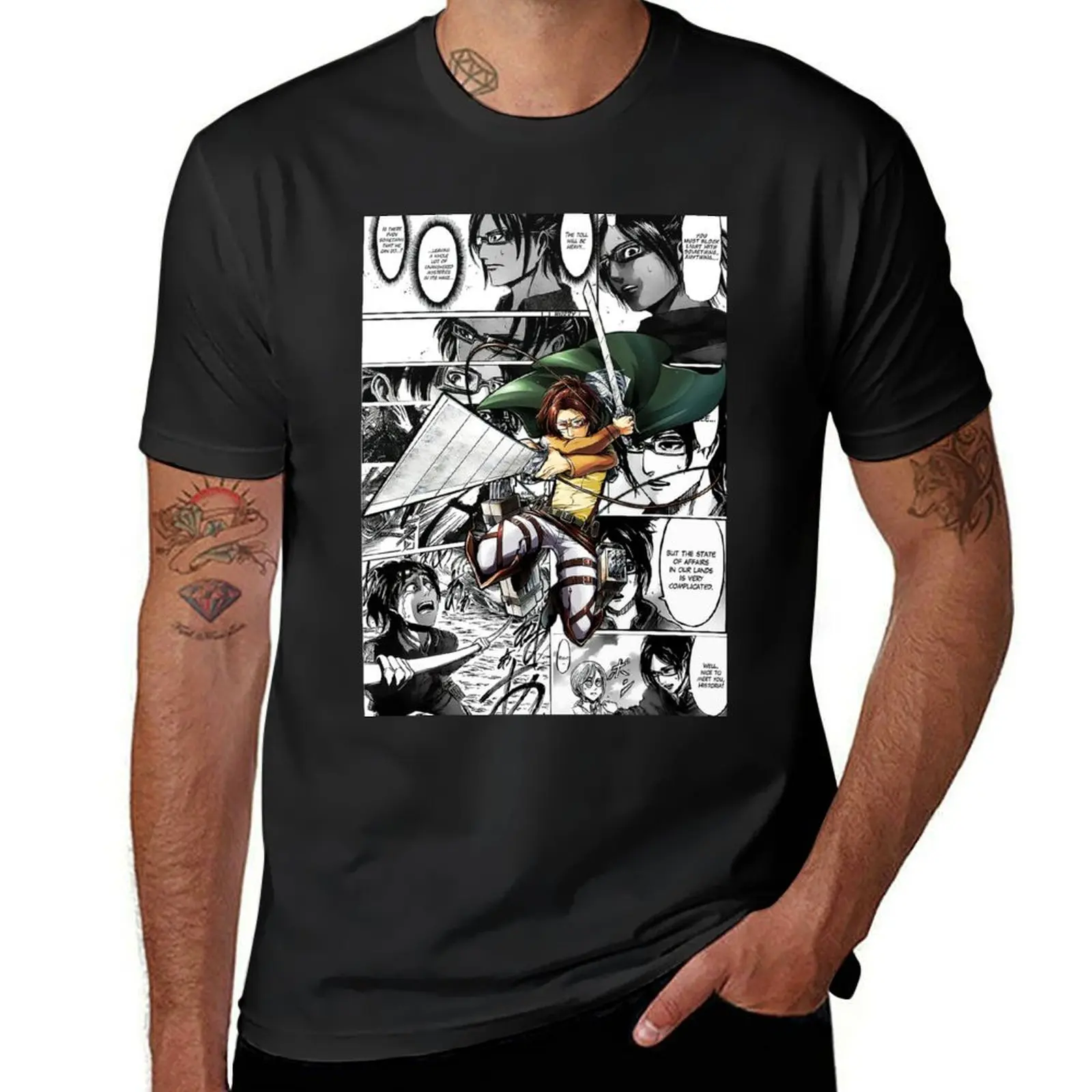 Hange On Zoe Poster T-Shirt vintage anime shirts graphic tees t shirts for men