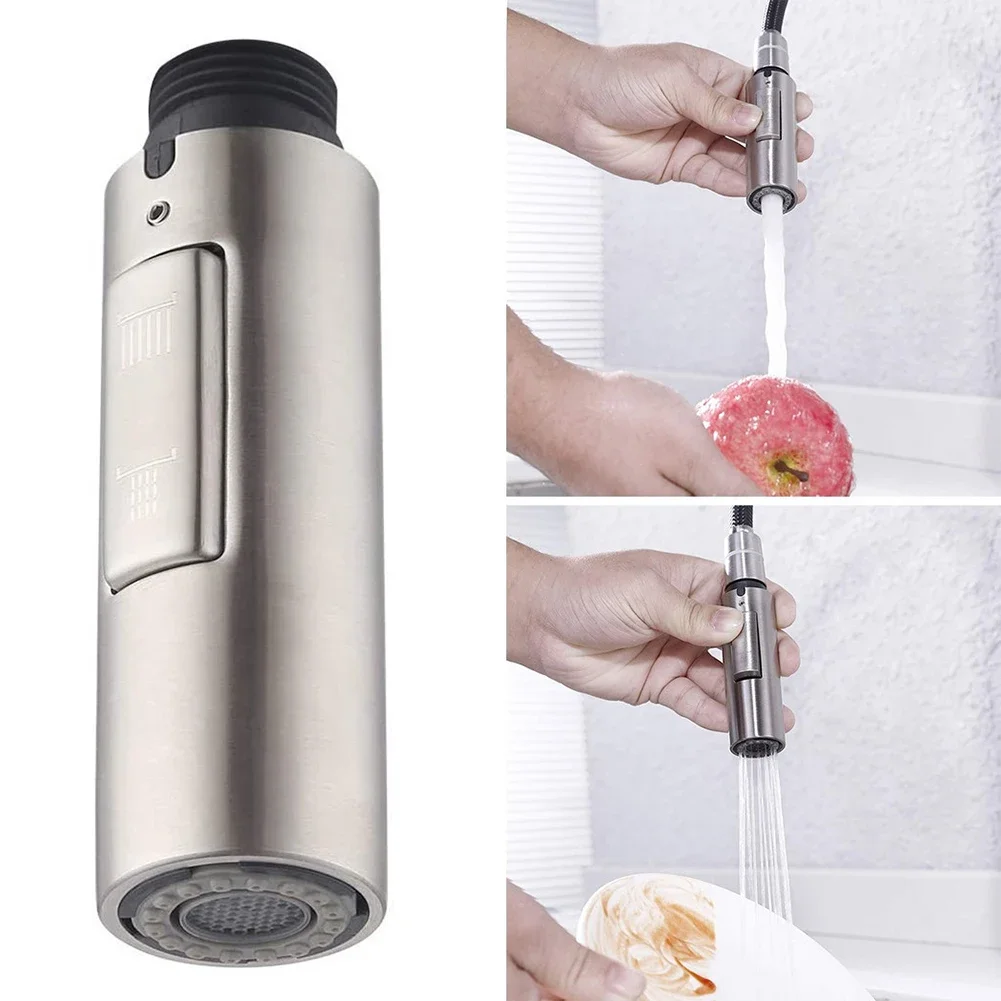 Pull Out Spray Shower Head Tap Sprayer Faucet Connector G1/2'' Kitchen Sink Pull-out Faucet Nozzle Replacement Kitchen Accessory