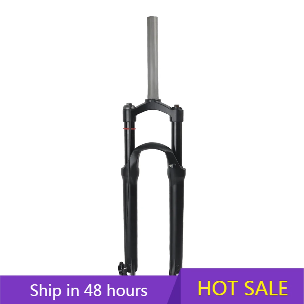 

POWER LEAP PUSAI MTB Front Fork Alloy Folding Disc Brake Hard/Soft Adjustable Shock Absorber Lightweight Durable for 18-22 Inch