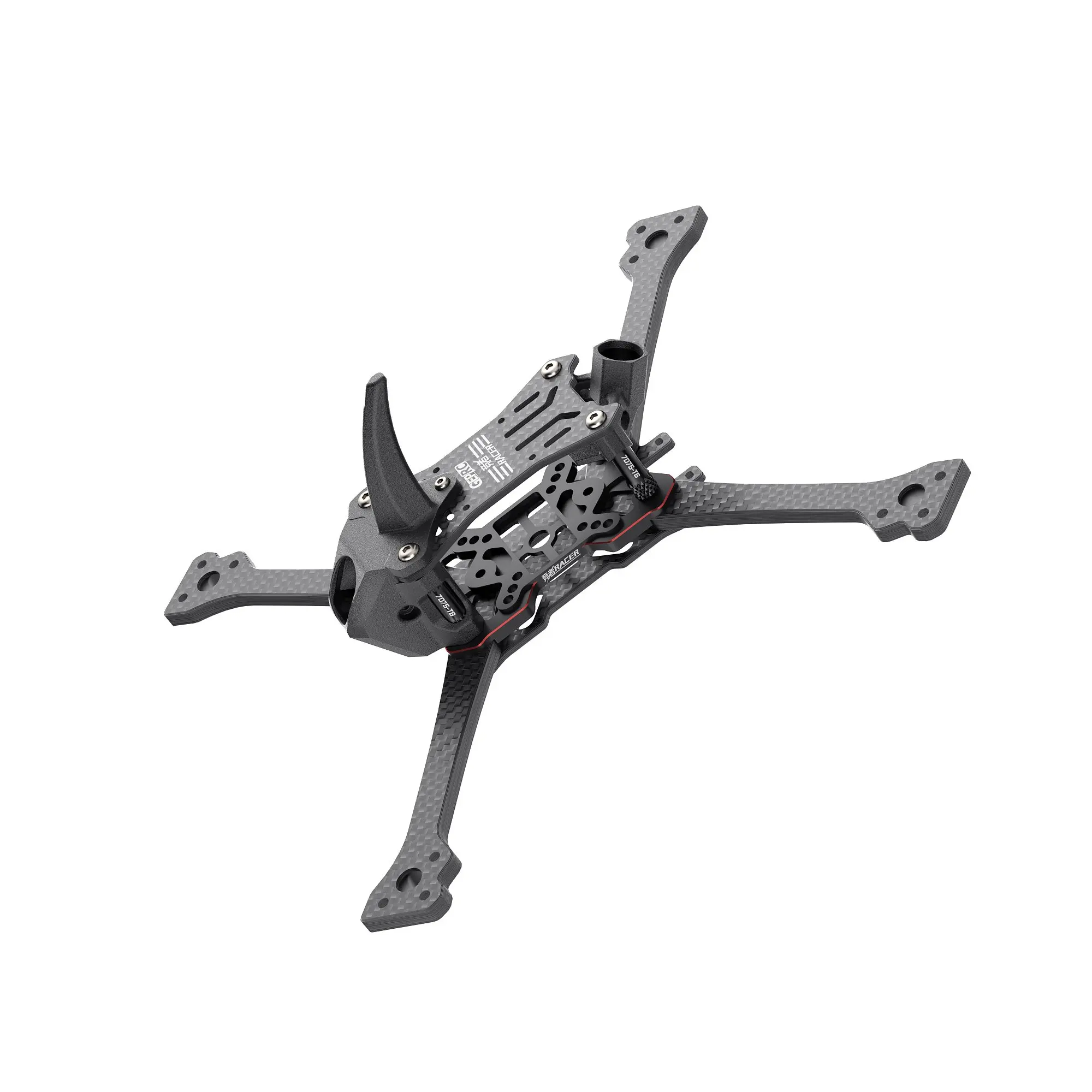 GEPRC GEP-Racer RACER FPV Frame Kit X Structure Design 5Inch 208MM Wheelbase compatible HDZero HD VTX For Racing Drone