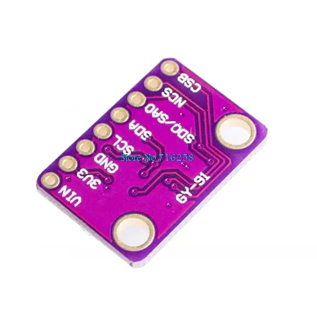 Imagem -02 - Aceleração e Bússola de Giroscópio para Arduino Módulo da Placa do Sensor Eixos Mpu-9250 Mpu9250 Bmp280 Spi Iic I2c 10dof Gy-91 35v