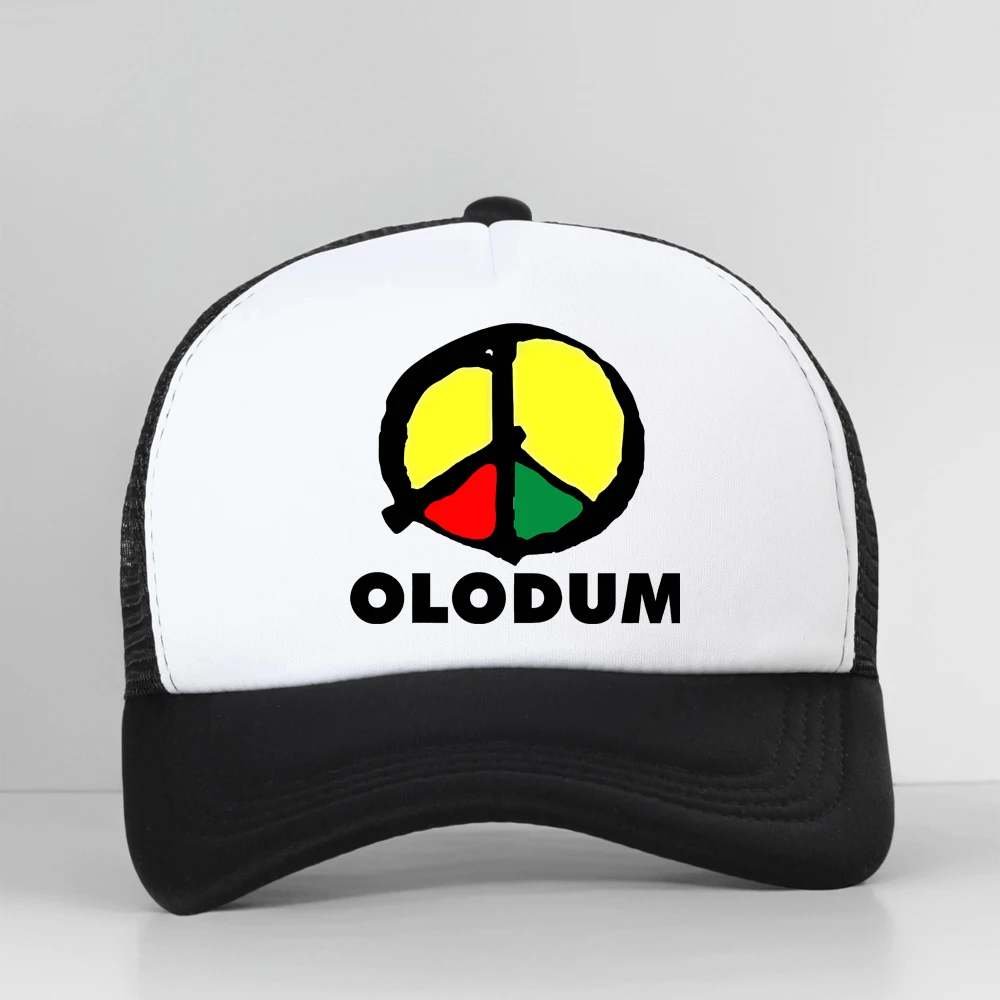 Antiwar Michael Jackson MJ OLODUM Print Graphic Baseball Cap Retro Summer Mesh Sun Hat Unisex Adjustable Snapback