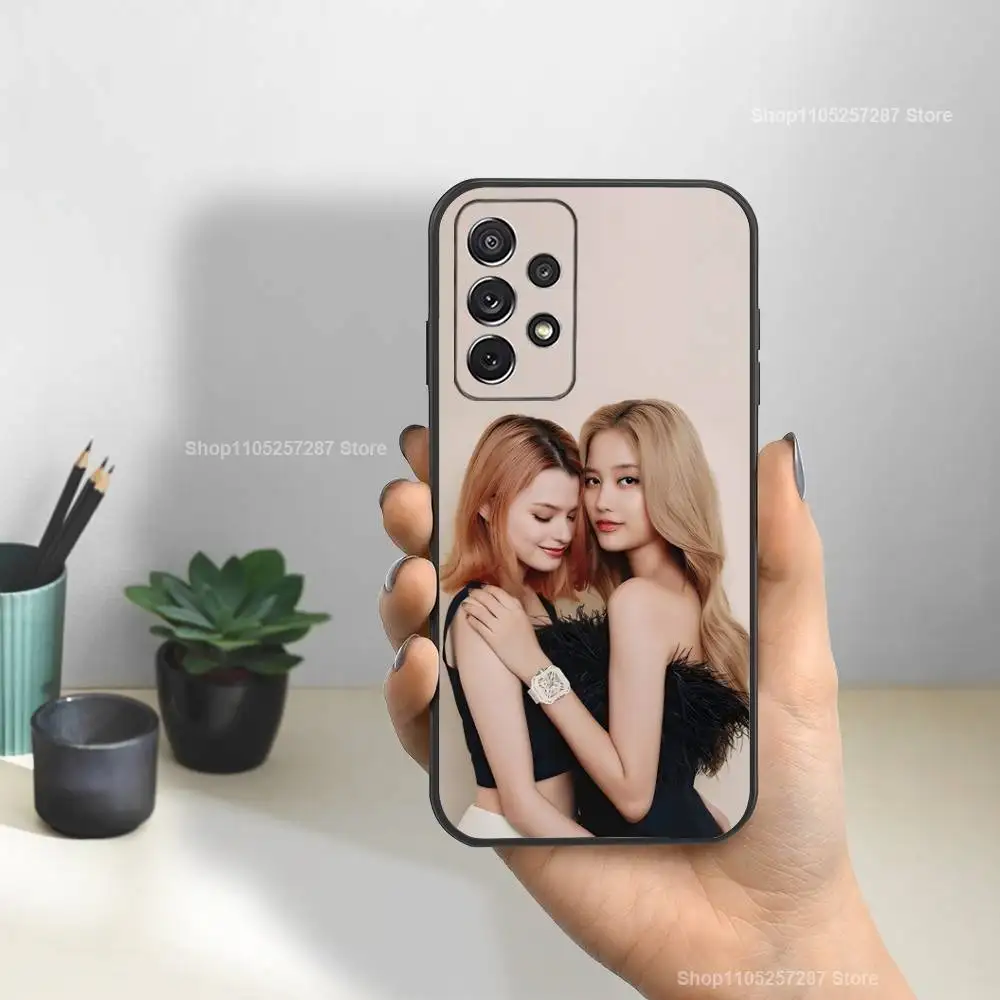 F-Freen Becky Pink T-Theory Case For Samsung S10,Plus,S9,S22,S25,Ultra,S24,S21,S20,S23,FE,Lite,Soft Silicone Black