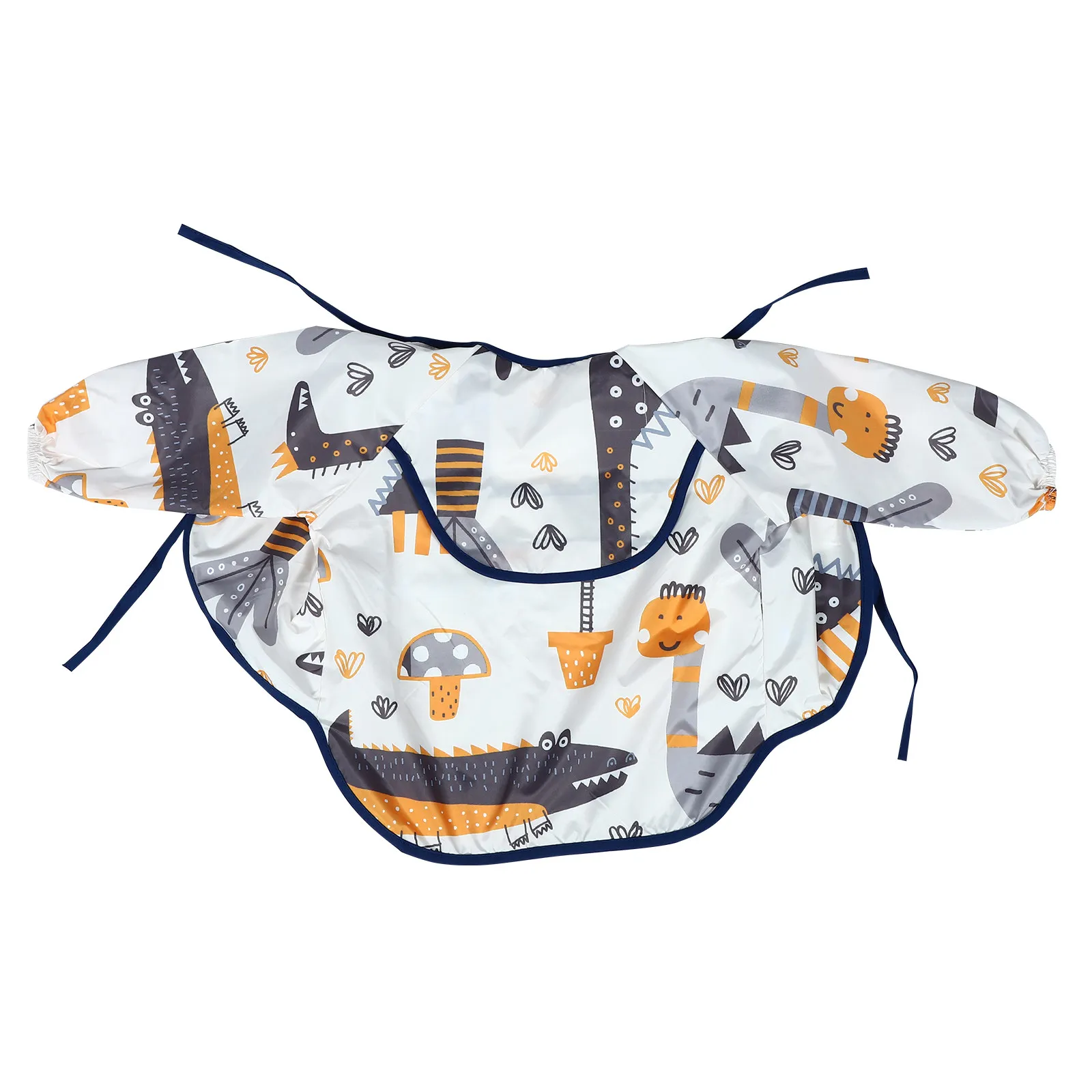 

Long Sleeve Waterproof Bibs Kids Smock Drool Newborn Full Coverage Food Pocket Sleaved Feeding Art Protective Clothing Baby