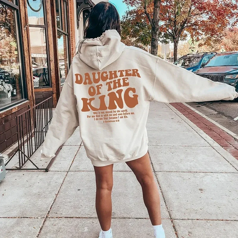 Daughter Of The King Hoodie, Aesthetic Christian Sweatshirt