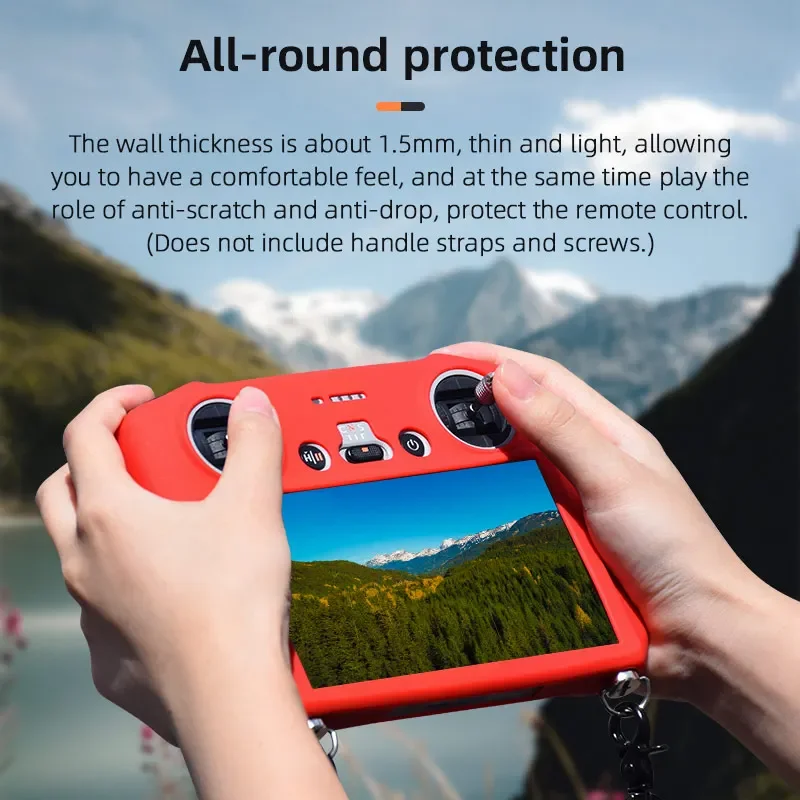 Scratch-proof Silicone Cover for DJI MINI 3 PRO / Mavic 3 PRO for DJI RC Remote Controller Anti-bump Protective Sleeve Case